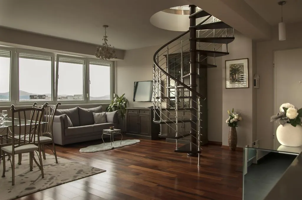 Sunset Penthouse Apartment With Jacuzzi And Seaview Задар Хорватия